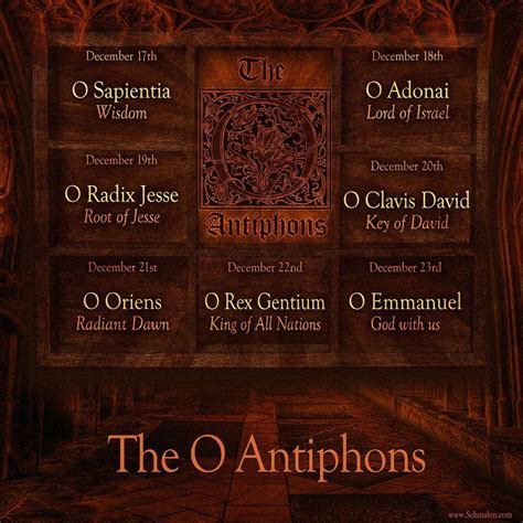 The “O” Antiphons – Pillar and Foundation: Sharing the Truth of the Catholic Faith