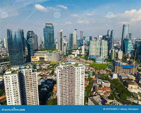 Aerial Drone of Jakarta. Indonesia. Editorial Image - Image of ...