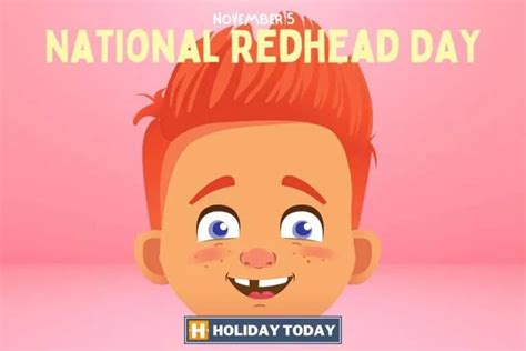 Celebrating National Redhead Day - Holiday Today