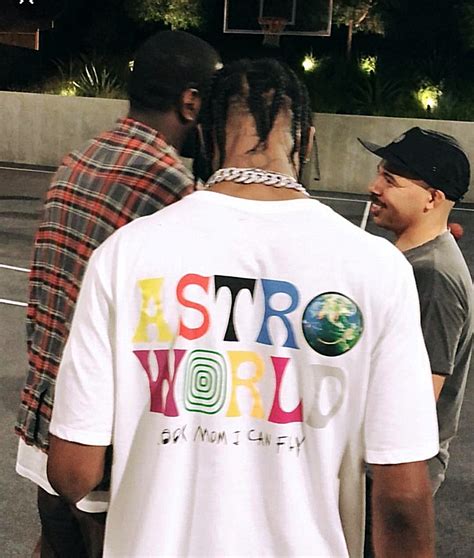 TRAVIS SCOTT ASTROWORLD T-SHIRT concert rap off jordan tour supreme white merch Travis Scott ...