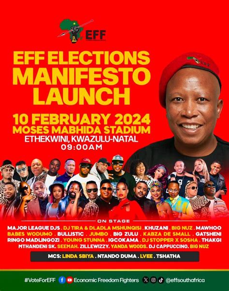 WATCH | EFF Manifesto Launch 2024 | Central News South Africa