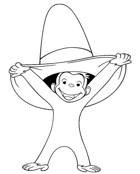 Curious George Coloring Pages To Print - Coloring Home