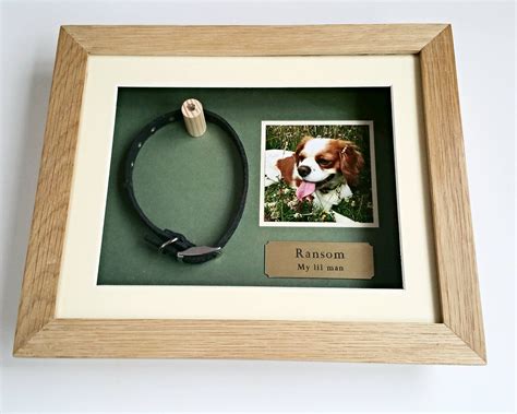 Pet Memorial Shadow Box Frame | Oak – Yewleaf Wishes