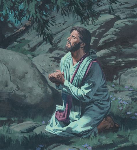 Jesus Suffers in the Garden of Gethsemane