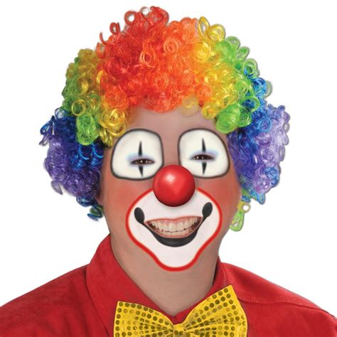 Rainbow Clown Wig - Beistle Party Supplies | Clown wig, Halloween wigs, Clown hair