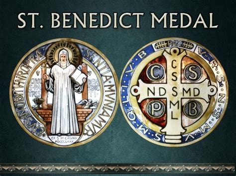 St. Benedict Medal (Landscape Format- Comprehensive) | Sellos, Disenos ...