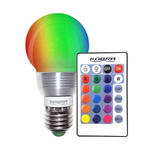 LED Bulb Color Changing Light Bulb with Remote Control 16 Different Color GIFT 798154979623 | eBay