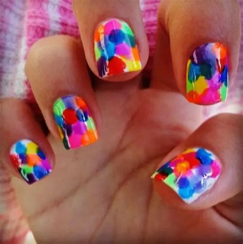 25 Cool Colorful Nail Art Ideas - Style Motivation