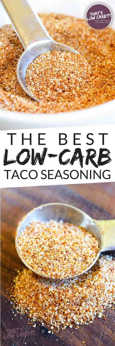 Low Carb Taco Seasoning that will for sure spice up whatever meat dishes you are making. This ...