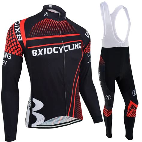 Bxio Winter Thermal Fleece Cycling Clothing Pro Tour Bike Jersey Full Zipper Sport Wear Roupas ...