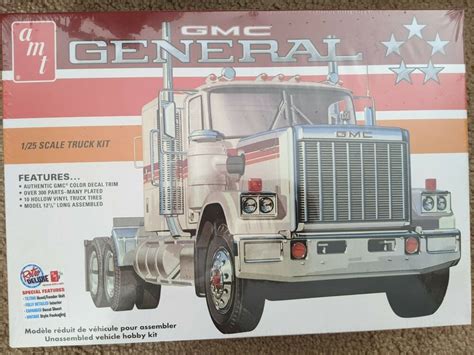 AMT GMC General Conventional Truck Model Kit 1/25 - AMT1272 #AMT Model ...