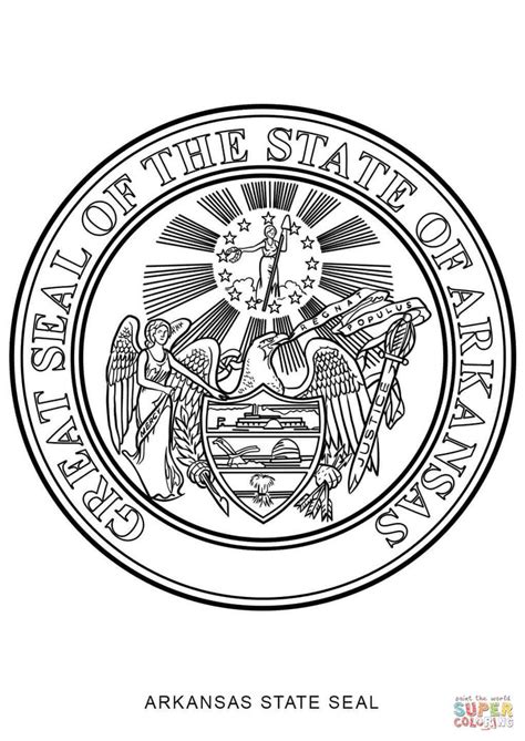 the seal of the state of pennsylvania is shown in black and white on a ...