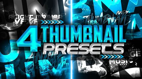 Epic Thumbnail Preset Pack🔥💙 | Photoshop Presets | 4+ Thumbnails ...