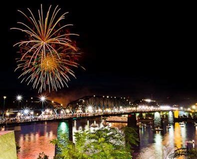 Fireworks over the Walnut Street Bridge and the Tennessee River - Chattanooga | Chattanooga ...