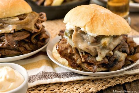 Steak Bomb Sandwich - A Family Feast®