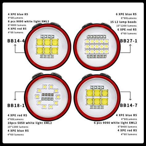 NEW LED Diving Light Highlight Torch 20000Lumens Tactical Diving ...