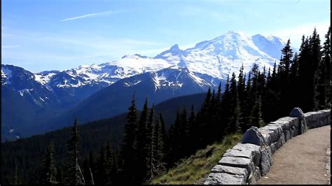 Sunrise Point (Mt. Rainier) Panorama - YouTube