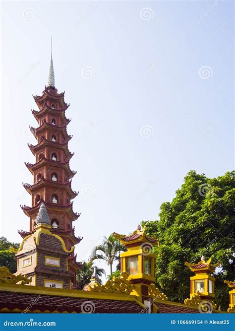 Tran Quoc Pagoda stock photo. Image of religion, buddha - 106669154