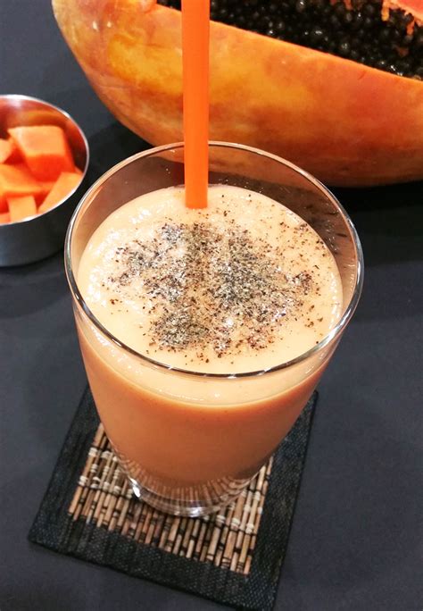 Papaya Smoothie Recipe - Recipe Treasure