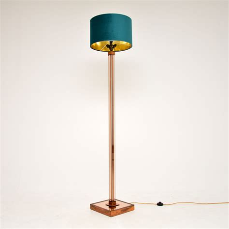 1930's Vintage Art Deco Copper Floor Lamp | Marylebone Antiques