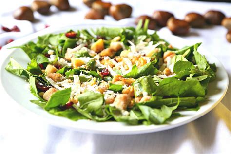 Chestnut Salad with Spinach - :: Nutrizonia