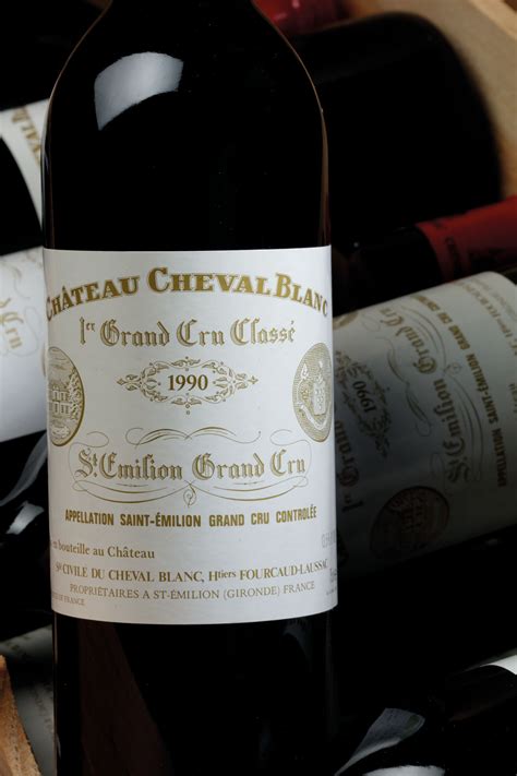 Château Cheval-Blanc 1990 , 12 bottles per lot | Christie's