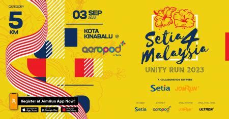 Setia4Malaysia Unity Run 2023 at Aeropod (3 Sep 2023)