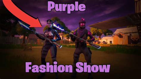 *Purple Skins* Fortnite Fashion Show | Best Skin Wins - YouTube