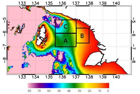 Bathymetry of the Arafura Sea. | Download Scientific Diagram