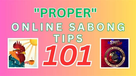 ONLINE SABONG TIPS / TECHNIQUE PARA MANALO AT MAGTAMASA. - YouTube