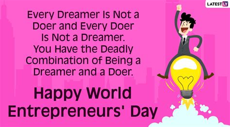 World Entrepreneurs’ Day 2020 Wishes: WhatsApp Messages, Greetings, HD ...