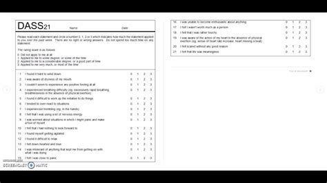 ISU DAT DASS 21 Screening Tool - YouTube