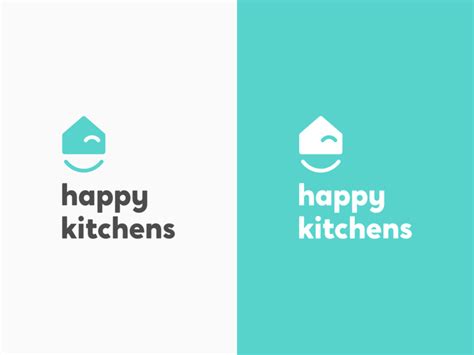 Happy Kitchens Stacked Logo by Bigger Picture on Dribbble