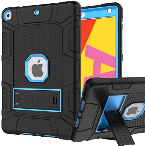 iPad 7th Generation Case, iPad 10.2 2019 Case, Hybrid Shockproof Rugged ...