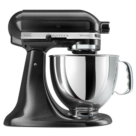 LittleKitchenShop: KitchenAid Stand Mixer Artisan Series 5-Quart In Black, Silver, Gray & White