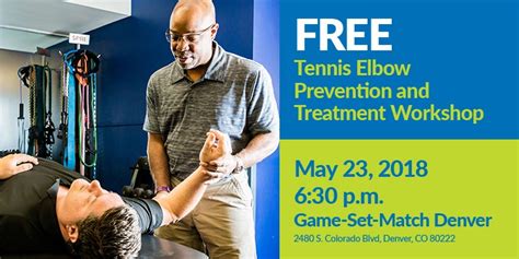 FREE Tennis Elbow Prevention and Treatment Workshop - Harmon Physical Therapy