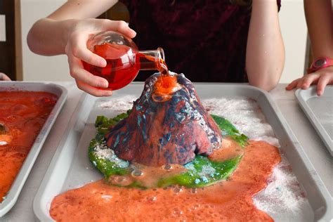 Playdough Volcano Kids Science Activity | Create. Play. Travel.