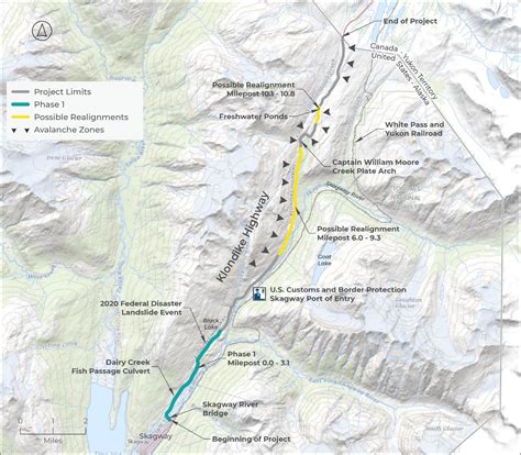 Klondike Highway Rehabilitation: Skagway River Bridge to Canadian Border