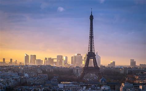 HD wallpaper: Eiffel Tower, Paris, cityscape, France, night, building ...