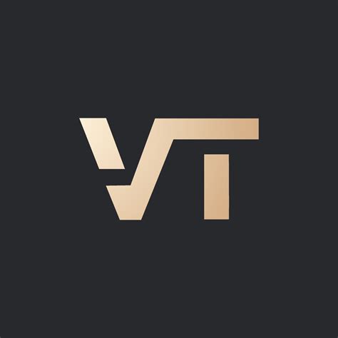 Luxury and modern VT logo design 21755971 Vector Art at Vecteezy