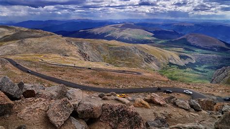 Above Mount Evans Scenic Byway : r/Denver