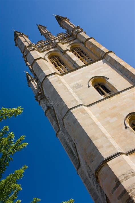 Magdalen College, Oxford stock image. Image of stonework - 14652323