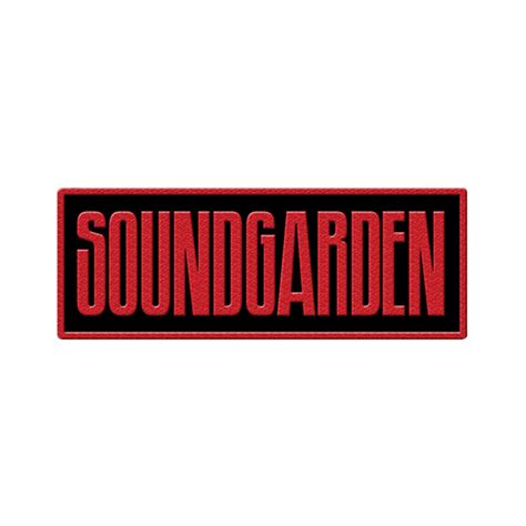 Soundgarden Type Logo Patch – Soundgarden Store