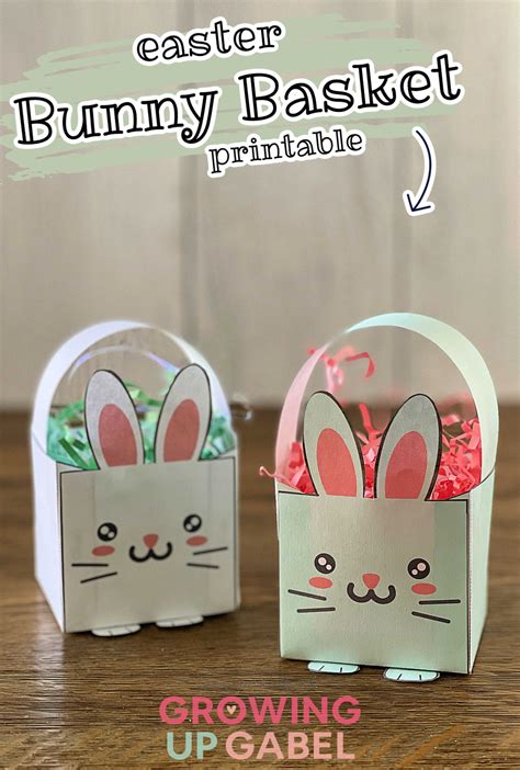 Printable Easter Bunny Basket