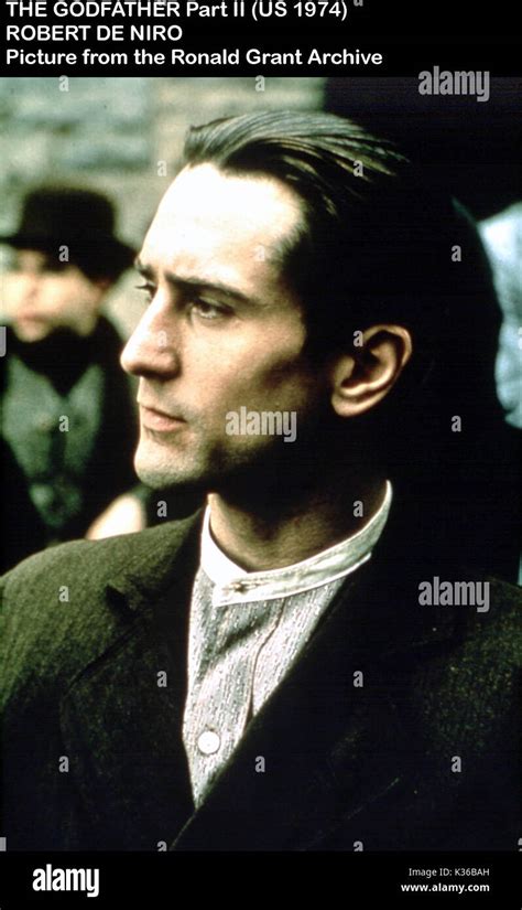 THE GODFATHER PART 2 ROBERT DE NIRO Date: 1974 Stock Photo - Alamy