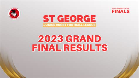 2023 Grand Final Results - St George District Junior Rugby League