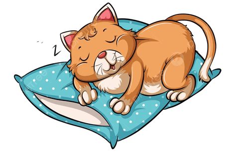 A Cat Taking A Nap Solitary Felis F Catus Vector, Solitary, Felis, F Catus PNG and Vector with ...