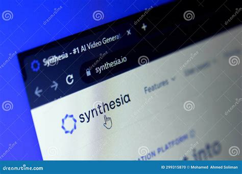 Synthesia AI company editorial image. Illustration of american - 299315870