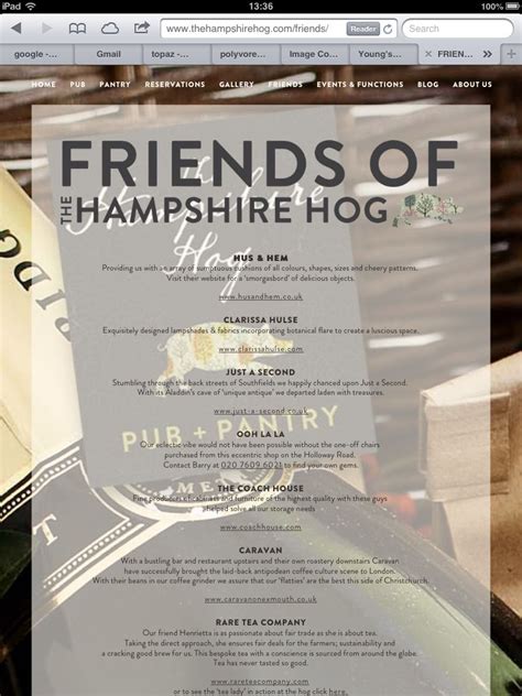 The Hampshire Hog | Home pub, Hampshire hog, Cheery