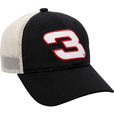 NASCAR - NASCAR meshback team color hat with driver's number; Dale Earnhardt Sr. #3 - Walmart ...